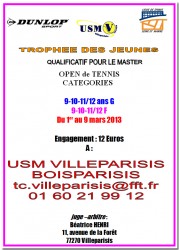Tournoi de tennis de Villeparisis 9-12 ans